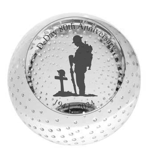 Caithness D-Day Landings 80th Anniversary Paperweight