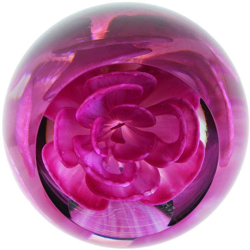 Caithness Glass  Floral Charms Carnation Paperweight