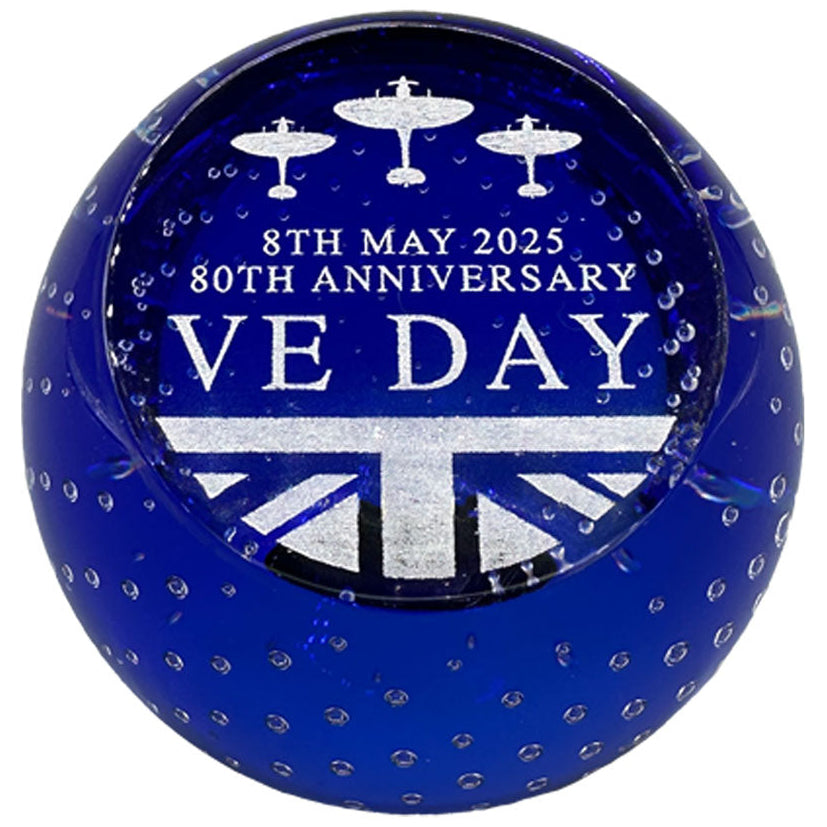 Caithness VE Day Paperweight