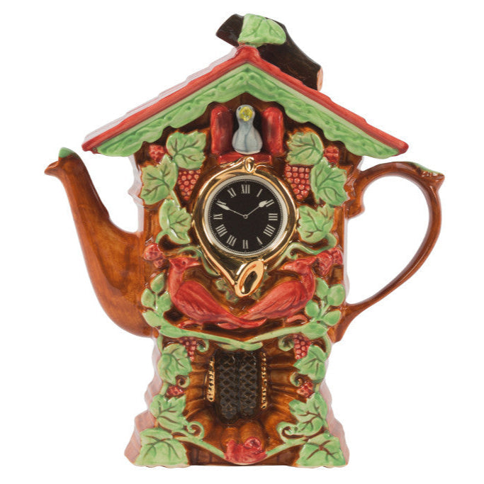 Ceramic Inspirations Cuckoo Clock Large Teapot