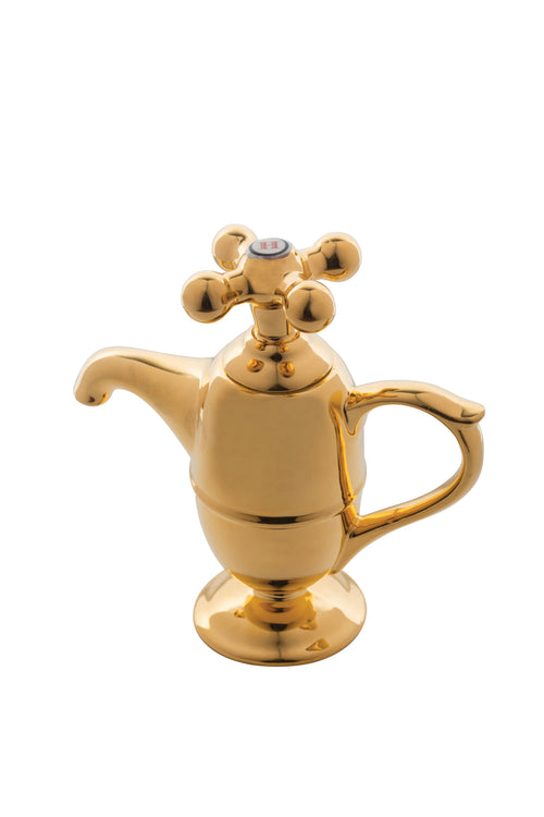 Ceramic Inspirations Gold Tap Teapot