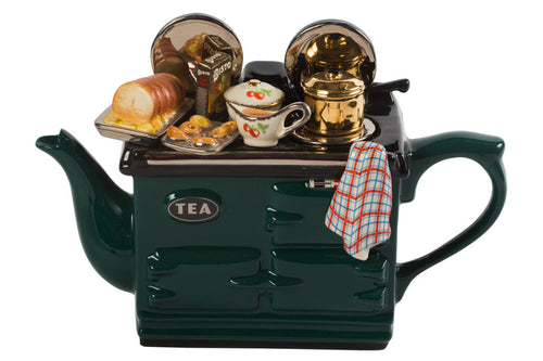 Ceramic Inspirations Sunday Lunch Aga Green Large Teapot