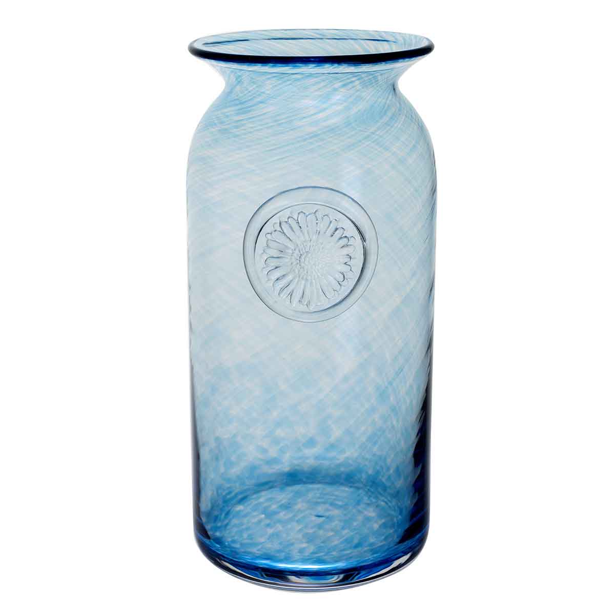 Dartington Flower Jar Tall - Azure