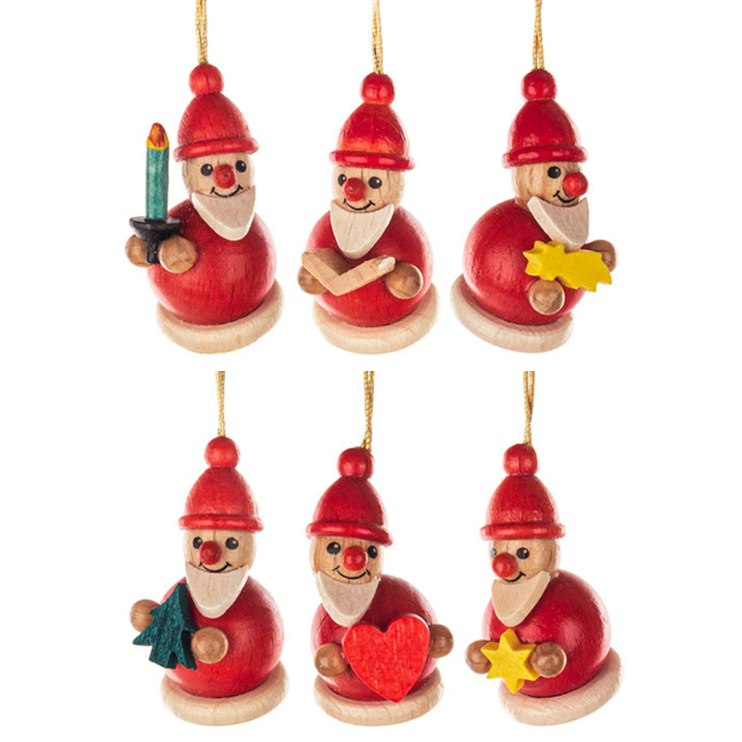 Dregeno Ornament Santa set of 6