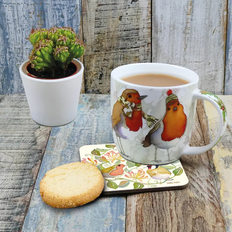 Emma Ball Christmas Robins Mug