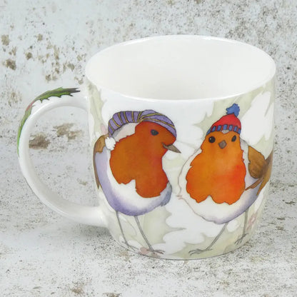 Emma Ball Christmas Robins Mug