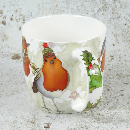 Emma Ball Christmas Robins Mug