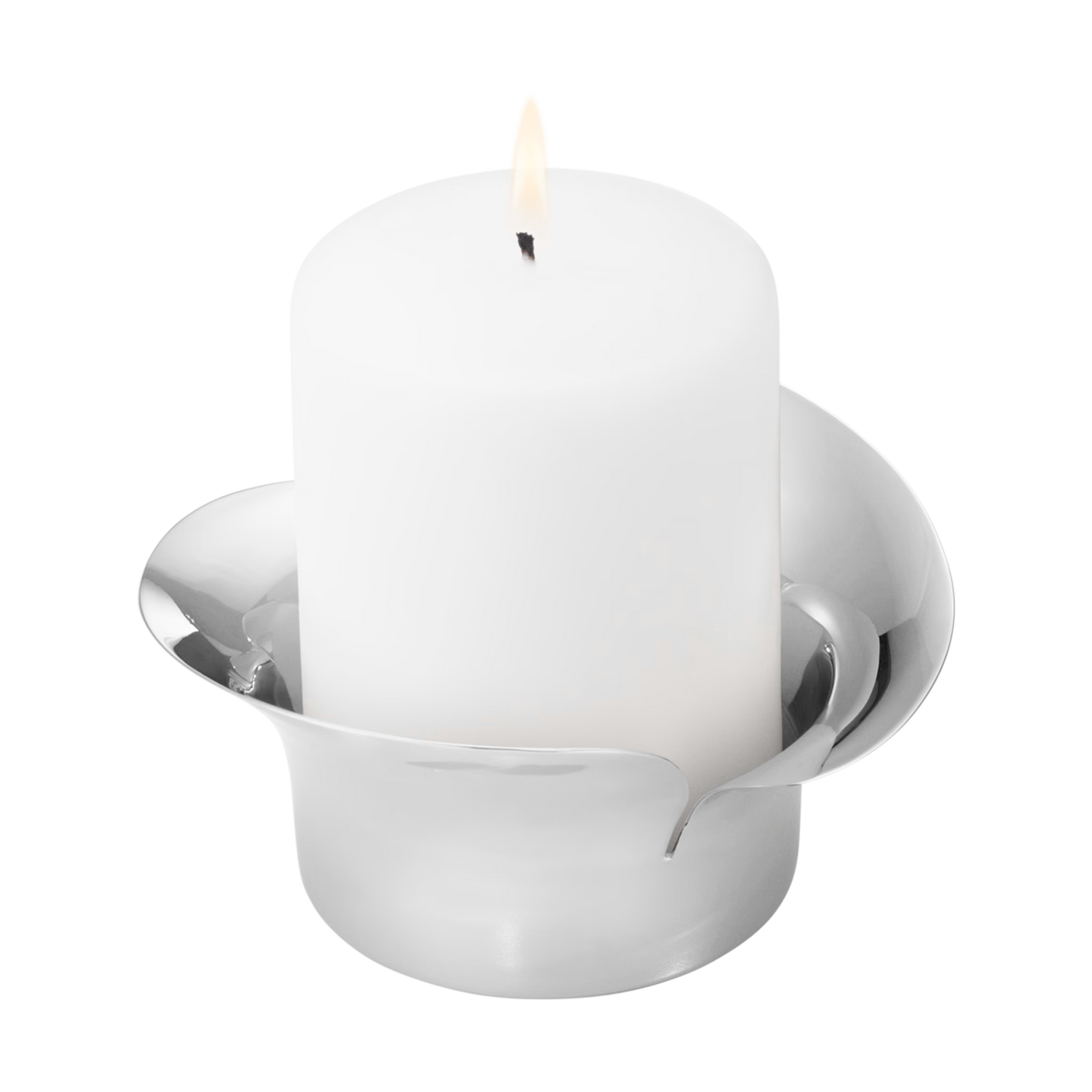 Georg Jensen Bloom Pillar Candle Holder