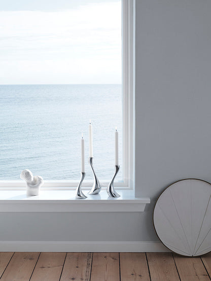 Georg Jensen Cobra Candleholder, Small, Medium & Large