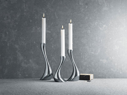 Georg Jensen Cobra Candleholder, Small, Medium & Large