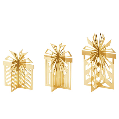 Georg Jensen Gold Presents Set of 3