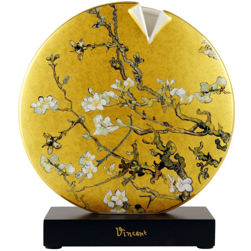 Goebel Almond Tree Gold Vase -Vincent van Gogh 22.5cm