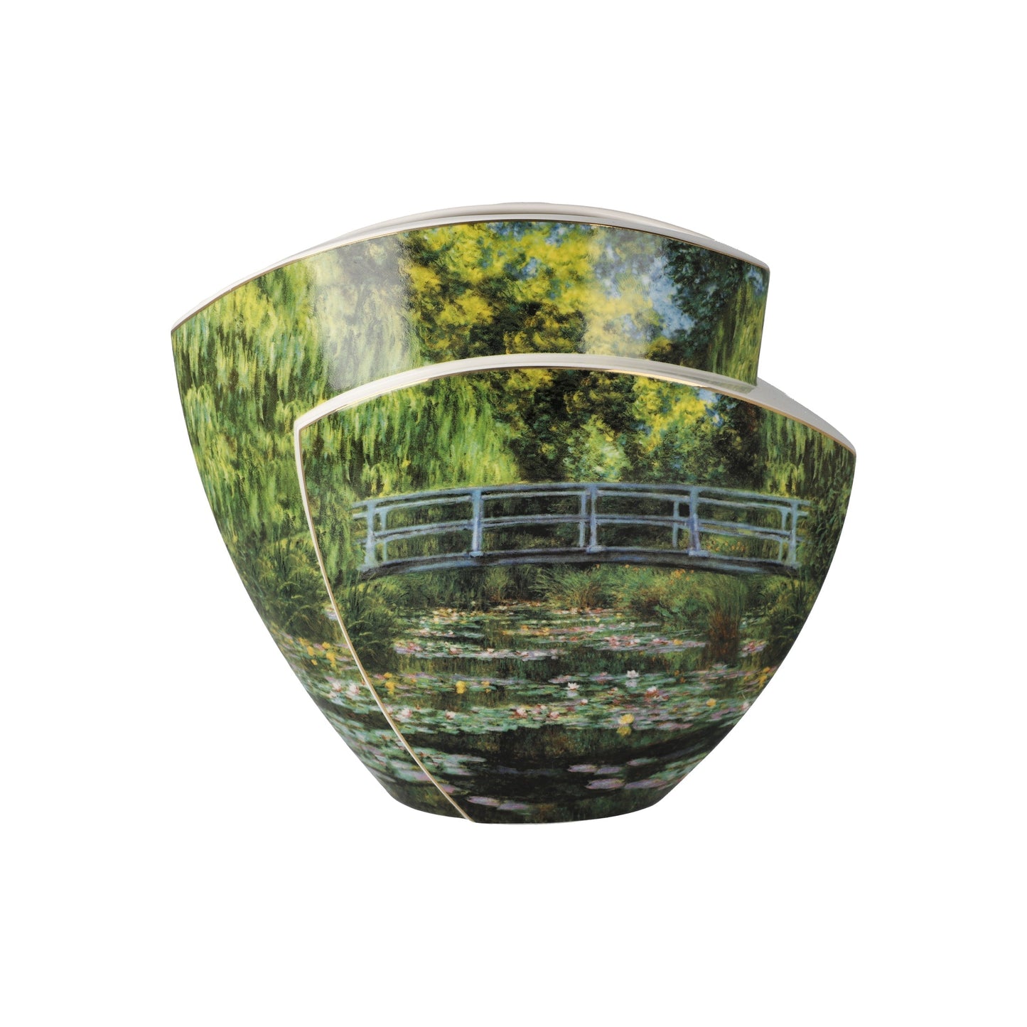 Goebel Japanese Bridge Vase Claude Monet 29 cm