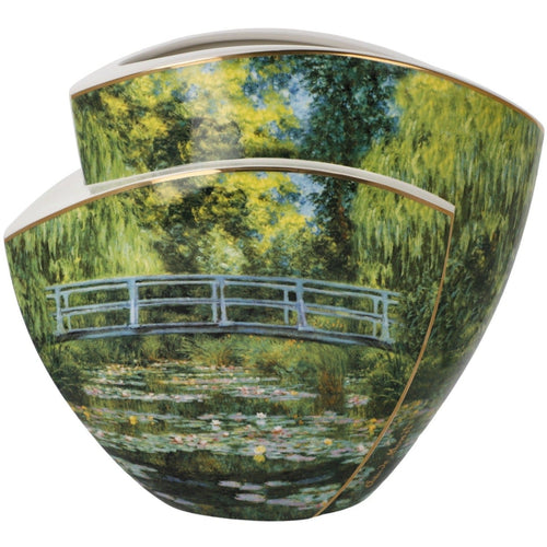 Goebel Japanese Bridge Vase Claude Monet 29 cm
