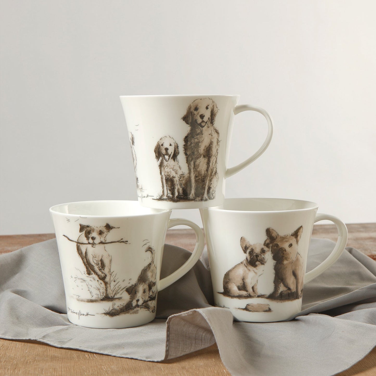 Goebel Playfellows Dogs Mug