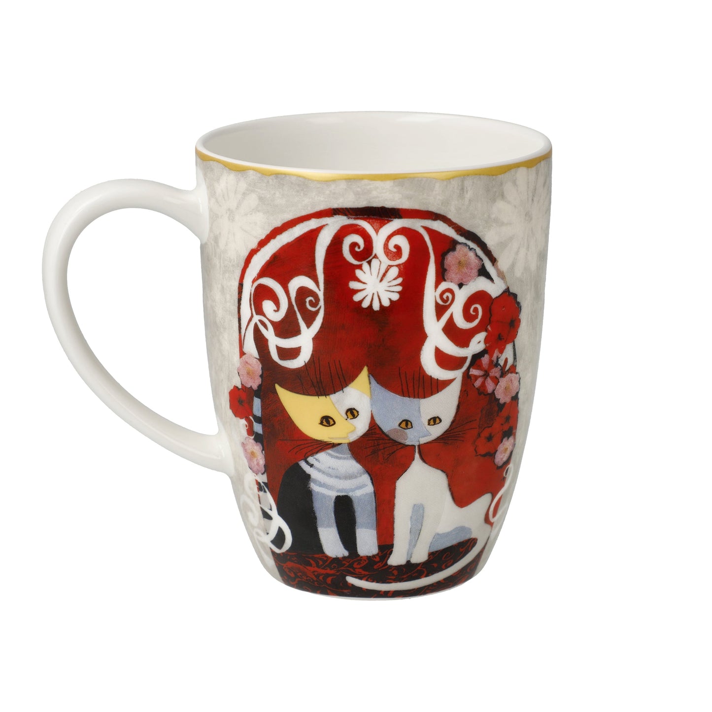 Goebel Templi dell’amore Mug - Red | Rosina Wachtmeister