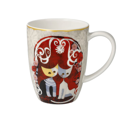 Goebel Templi dell’amore Mug - Red | Rosina Wachtmeister