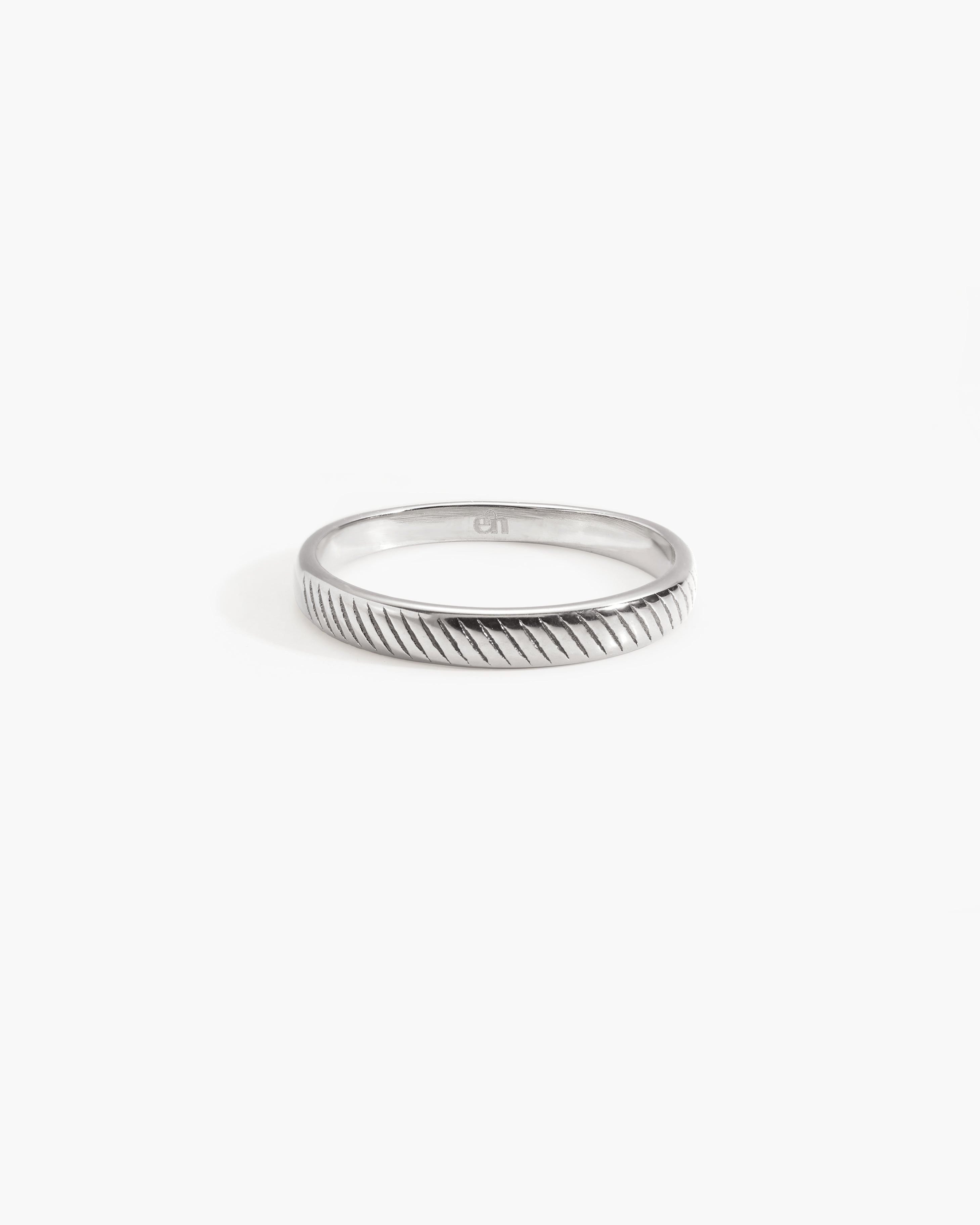Silver Twill Ring