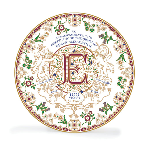 Goviers Exclusive Queen Elizabeth II Centenary Plate