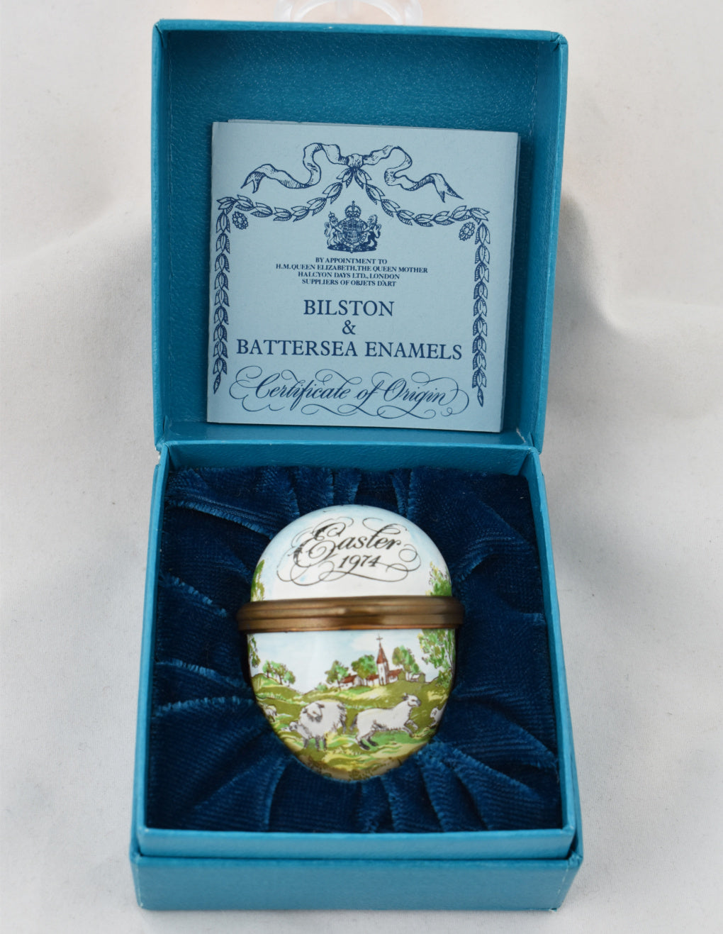 Halcyon Days 1974 Easter Egg