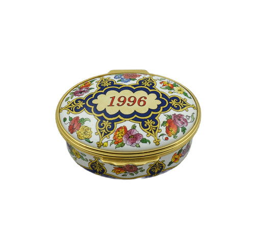 Halcyon Days 1996 A Year To Remember Enamel Box