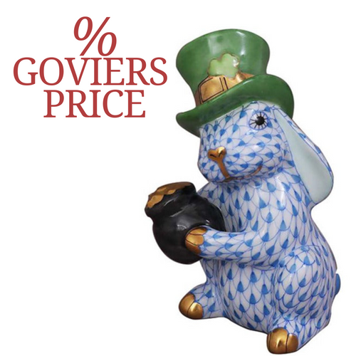 Herend Bunny with Leprechaun Hat | VHB - 1 IN STOCK NOW