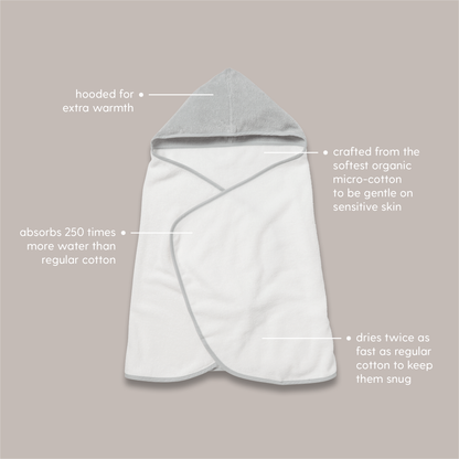 Bear Baby & Kids Hooded Bath Towel