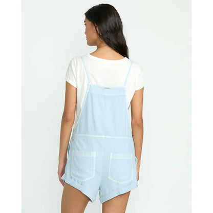 BILLABONG - WILD PURSUIT SHORT OVERALL | Washed Chambray