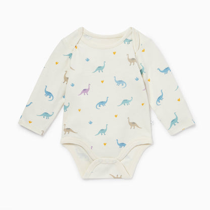 Dino Print Long Sleeve Bodysuit