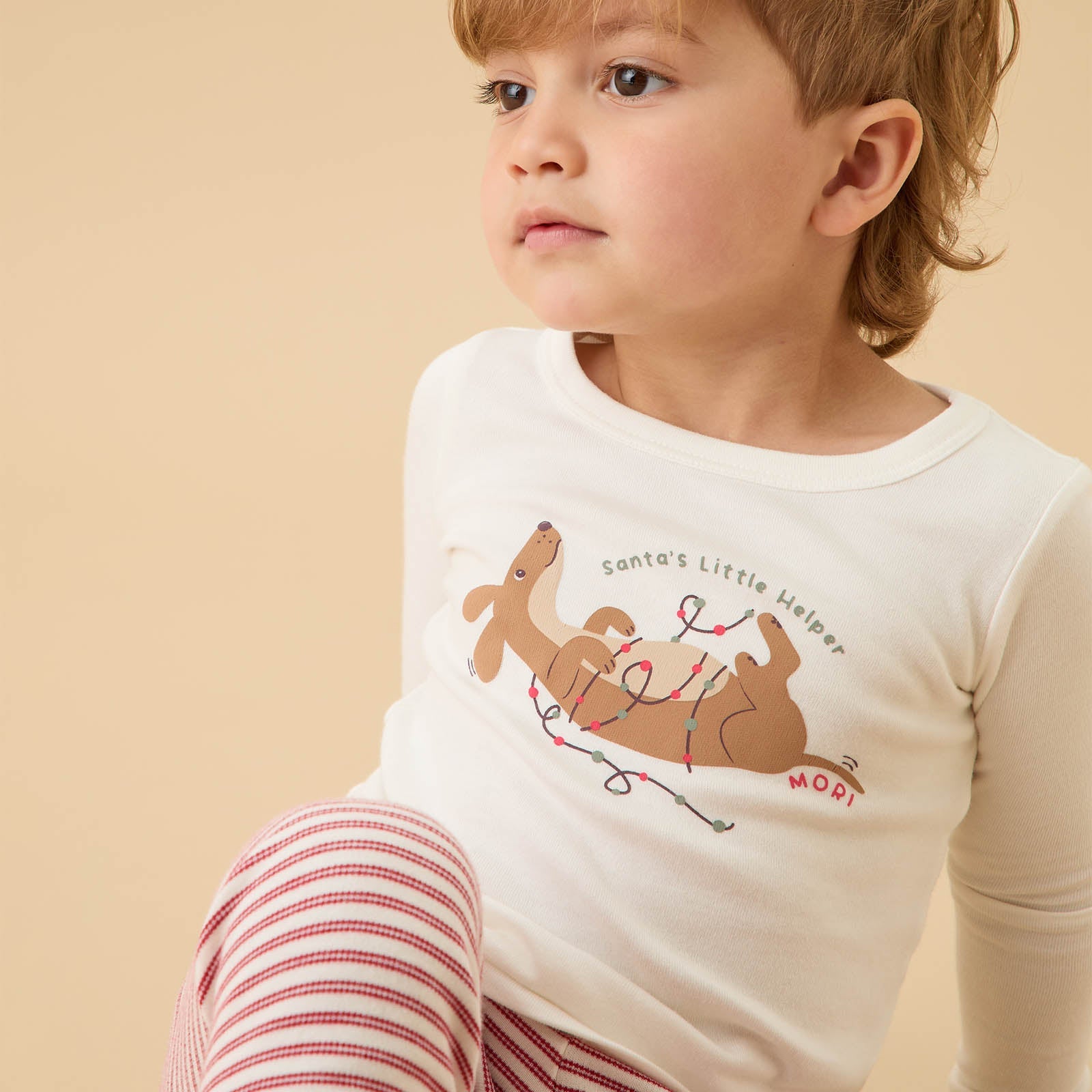 Christmas & Santa's Little Helper Long Sleeve Pyjamas 2 Pack