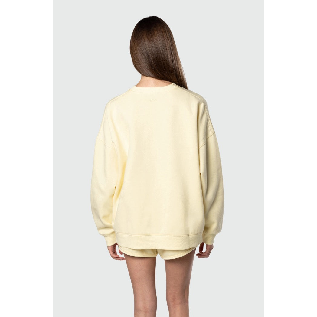 TEAMLTD - OVERSIZED CREWNECK | Butter Yellow