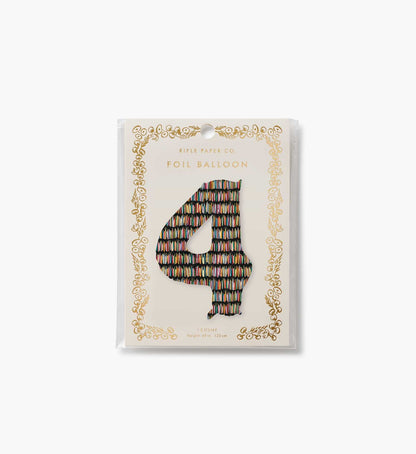 Numbered Foil Balloon - Candles