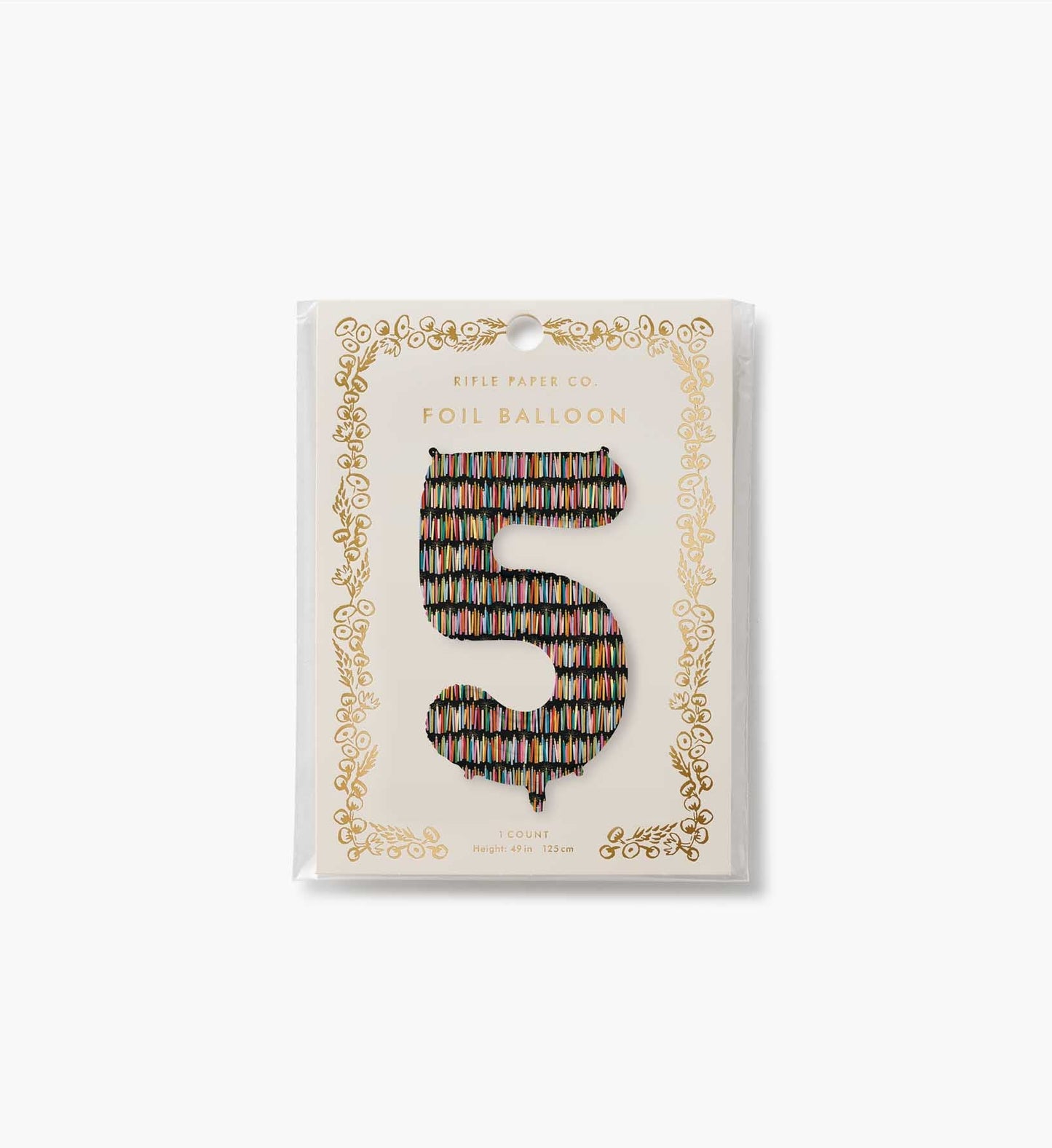 Numbered Foil Balloon - Candles