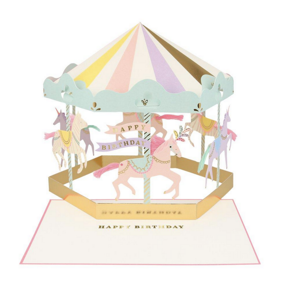 Carousel Stand-Up Card
