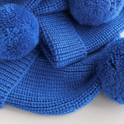 Alpaca Wool Marine Kids Beanie