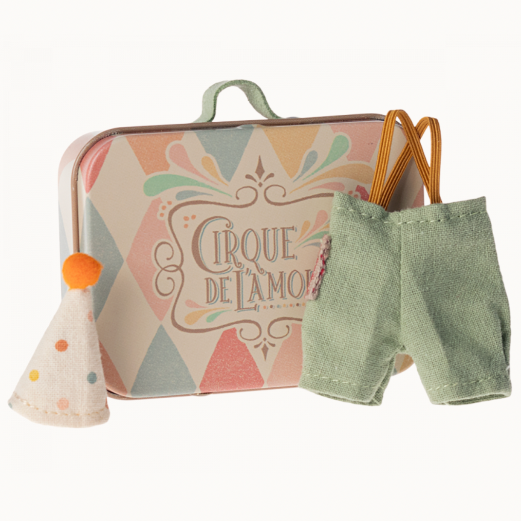 Clown Clothes in Suitcase
