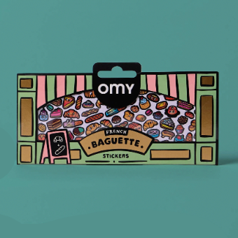 36 ASSORTED STICKERS - BOUTIQUE