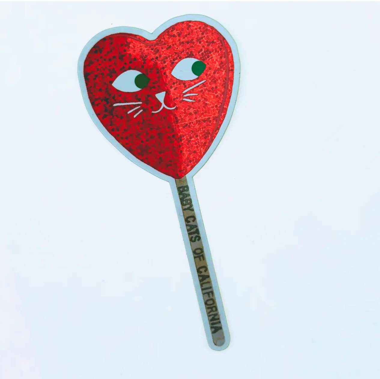 Cat Heart Sticker