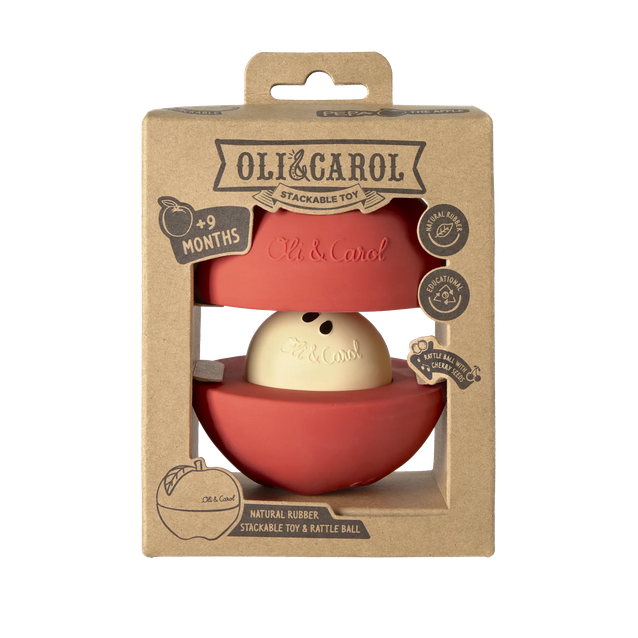Apple Stacking Toy & Rattle Ball