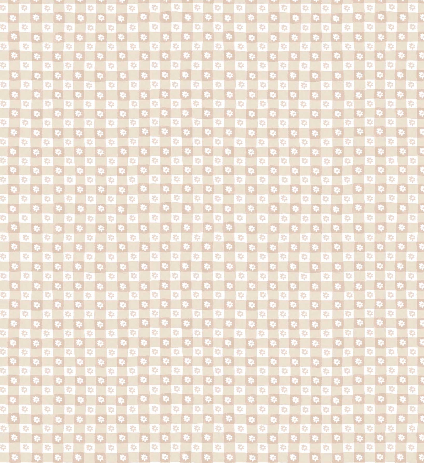 Daisy Gingham Peel & Stick Wallpaper Sample - Blush