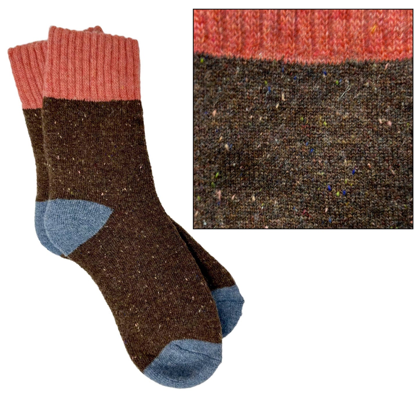 Camila Cozy Knit Colorblock Socks