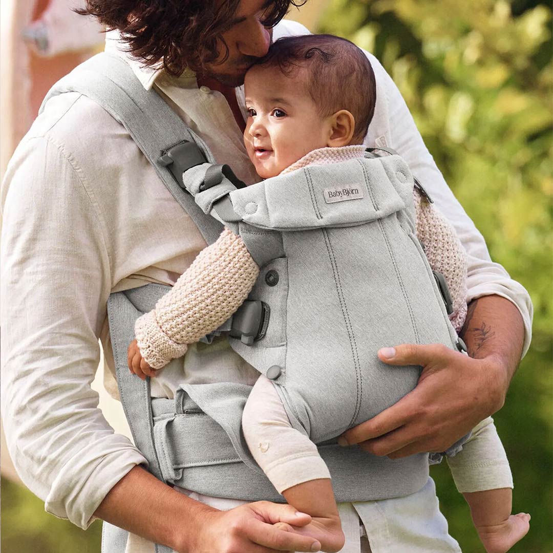 BabyBjörn Harmony Woven Mélange - Light Grey