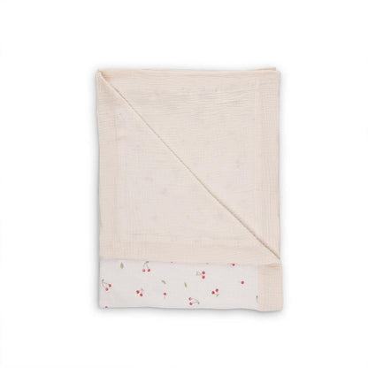 CuddleCo Comforter Blanket - Ditsy Cherry