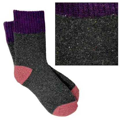 Camila Cozy Knit Colorblock Socks