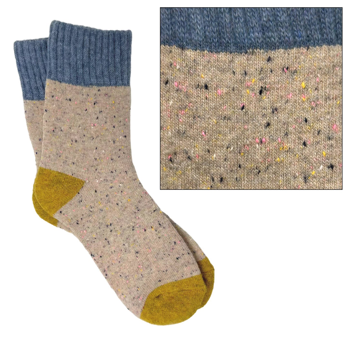 Camila Cozy Knit Colorblock Socks