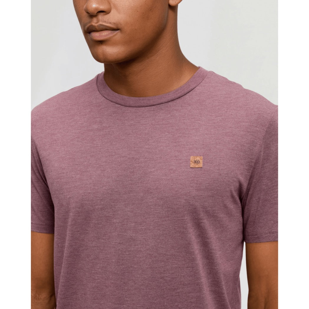 TENTREE - BAKER TEE | Mauve Stone Heather