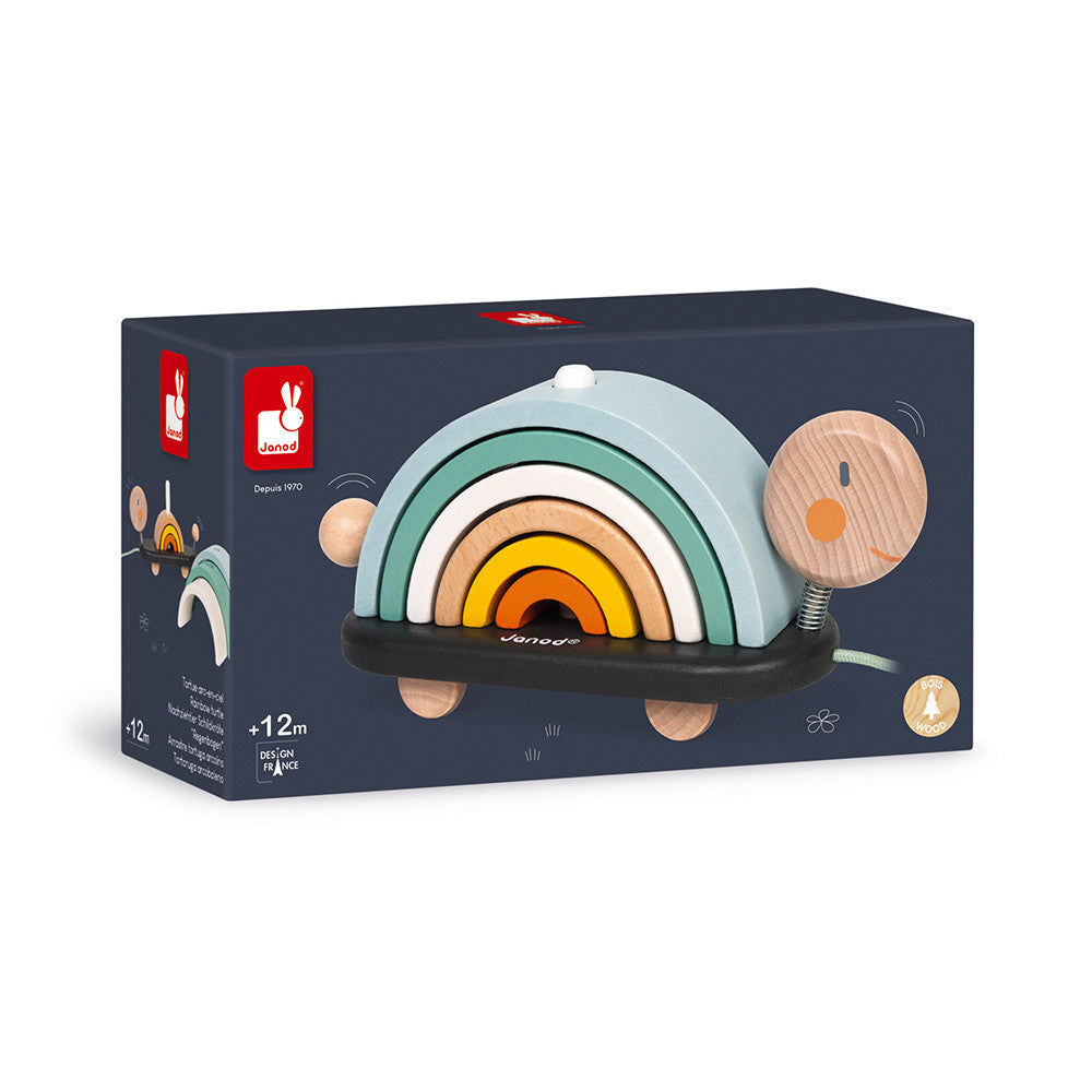 Janod Sweet Cocoon Rainbow Turtle