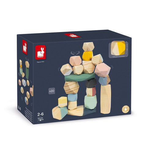 Janod Sweet Cocoon Stacking Stones