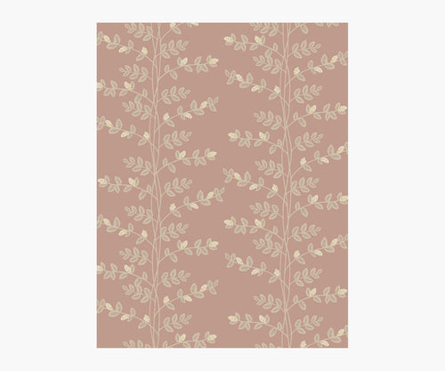 Climbing Vines Wallpaper Sample - Rose
